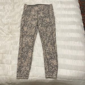 Lululemon cropped snakeskin print leggings